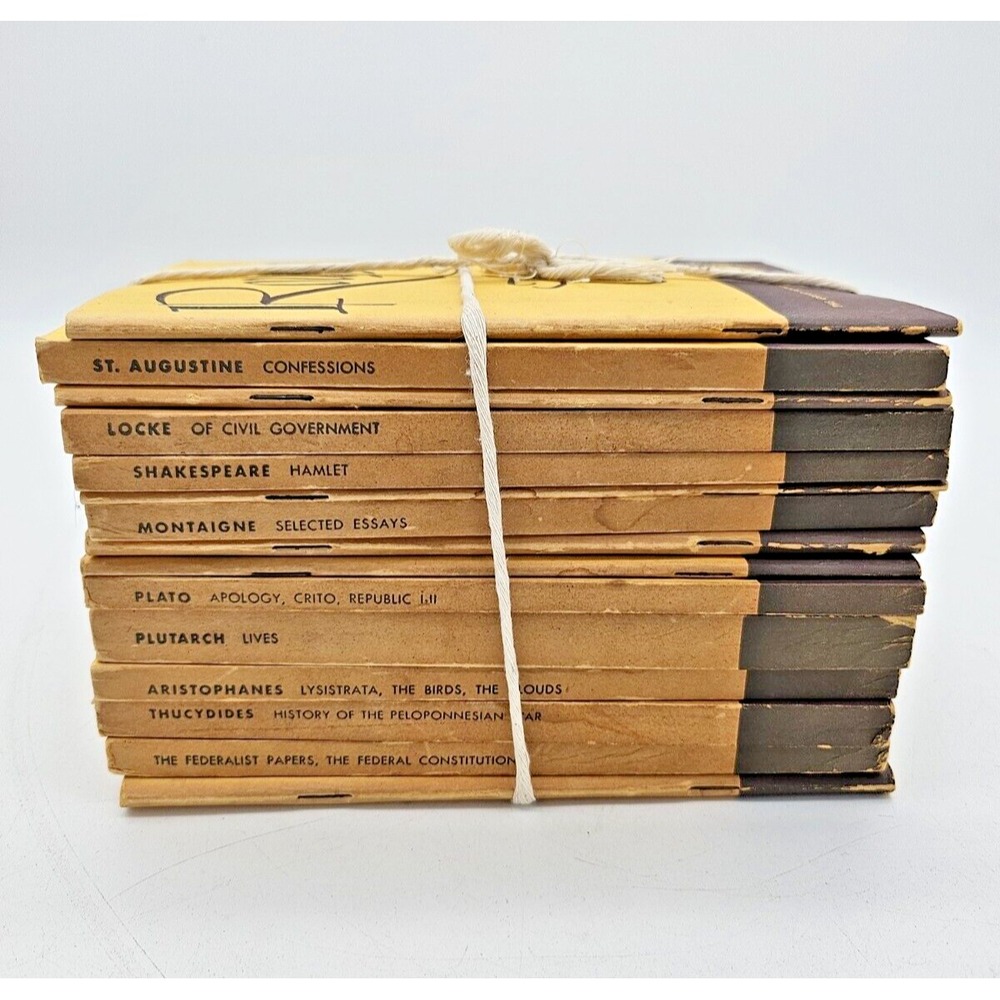 THE GREAT BOOKS FOUNDATION CHICAGO 15 Book Lot Shakespeare Plato Thucydides